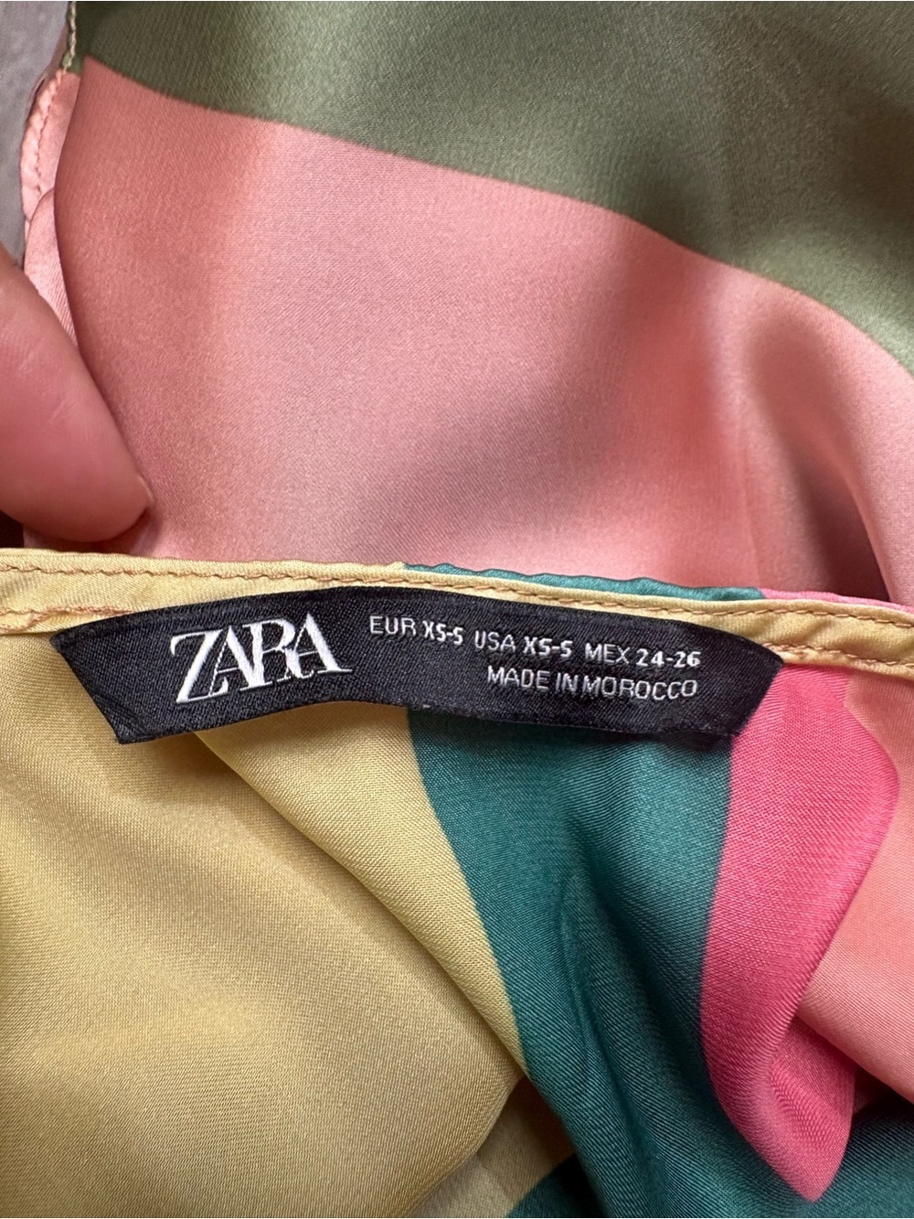 Zara Multicolor Vertical Stripe Maxi Dress - Sleeveless - Picture 10 of 10